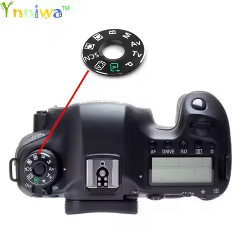 For Canon 5D2 5D3 5D4 60D 70D 6D 7D 80D 600D 700D 7D2 5Ds mode dial pad turntable patch, tag plate n