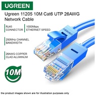 UGREEN 11205 10M Cat6 UTP 26AWG CCA Network Cable - Blue