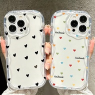 Simple Love Heart Phone Casing For Realme C55 C53 C65 C63 C76 C75 C71 C21Y C35 C31 C33 C30 Clear Sho