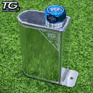 ถังพักน้ำ อลูมิเนียม ทรงแบบปากเฉียง V2 ขนาด 2x4 นิ้ว จาก TG-Racing ทรงหน้าโค้ง