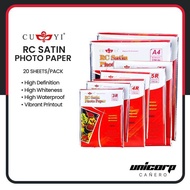 CUYI RC Rough Satin Photo Paper 260GSM ( 3R | 4R | 5R | A4 )