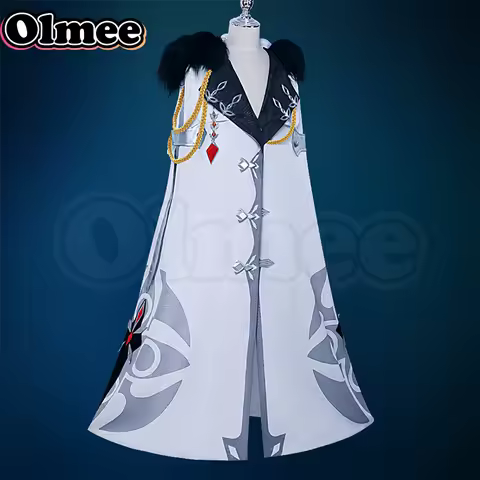 [Olmee] SSR Fatui Harbinger Cloak Cape Tartaglia Childe Knave Columbina Damselette Cosplay Costumes 