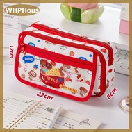 WHPHous Dễ thương phim hoạt hình Puppy bút chì trường hợp Multilayer lớn đa chức năng cơ chế Kawaii