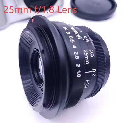 25mm F/1.8 Manual Focus Prime Lens for For Sony E-mount Camera A6500/5100 NEX5 NEX-3 NEX-3N NEX-3R N