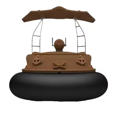 Electric bumper boat, polyethylene cartoon inflatable pleasure boat, outdoor water bumper boat