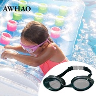 [AWHAO] Swim Goggles 150 Degree Waterproof Anti Fog Nearsighted Swimming Lenses Swim Eyewear for Pro