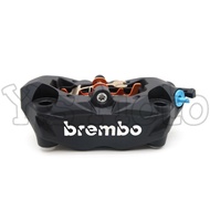 Y.S BREMBO AK 550/AK550/Radiation Calipers Black Background Silver Letters (Right Side) Piston 32/32