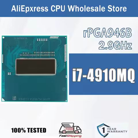 Intel Core i7-4910MQ 2.9GHz 4 Cores 8 Threads 8M 47W i7 4910MQ Computer CPU Processor Server Socket 