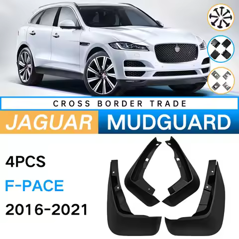 For 2016-2021 Jaguar F-PACE FPACE Mudguards Mud Flaps Splash Guards Front Rear Wheels Fender Car Acc