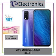 Vivo Y50 (8GB/128GB) Free $20 NTUC Voucher  - T2 Electronics