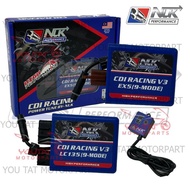 NLK PERFORMANCE LC135 V1-V7 EX5 DREAM WAVE100 RACING CDI UNIT 9MAP VERSION 3 RACING CDI 9 MODE SIAP 