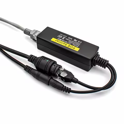WGWK POE Splitter 48V To 5V 12V POE Camera Injector Power Adapter Cable Supply For Huawei Hikvision 