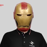 【HOT】 Marvel Iron Man Helmet Film Mask Masquerade Funny Latex Headgear Halloween Party Spoof Props