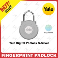 Yale Fingerprint Padlock &amp; Digital Padlock S - (S/S Silver)