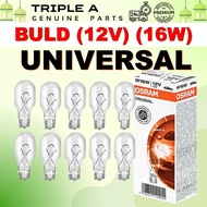 ORIGINAL Osram Bulbs 921 W2.1×9.5d W16W 12/16W Small Light Bulb 1Box 10pcs