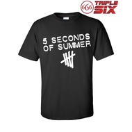 TRIPLESIX - T-Shirt / T-Shirt - 5 seconds of summer - BLACK