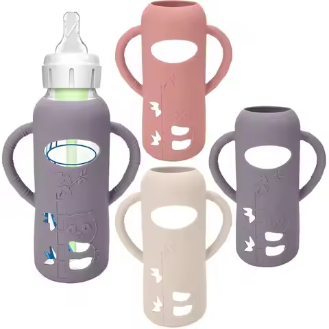 Multi-functional Baby Bottle Handle Soft Anti Breakage Normal Neck Bottles Easy Grip Baby Bottle Sle