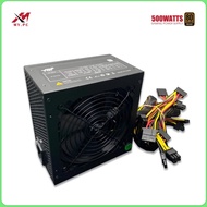 ⦸ ⧈ ✼ ♞,♘,♙YGT True Rated 500W Power Supply Unit ATX 12V 80Plus Bronze APFC 1x8pin 4-IDE/Molex 6-