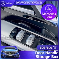 Benz EQE SUV/Sedan Door Handle Storage Box EQE 350 300 Central Armrest Box Storage Box Car Accessori