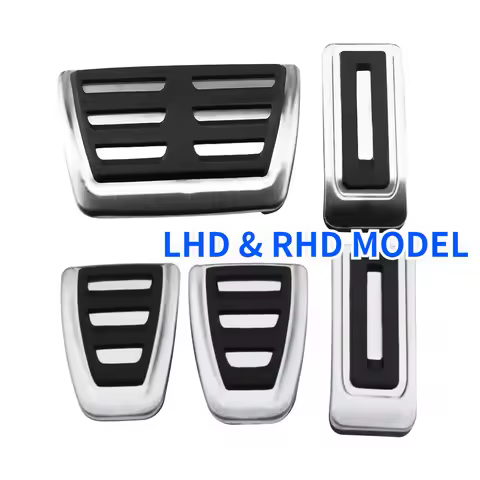 Stainless Steel Car Fuel Brake Pedal Cover for Volkswagen Vw Transporter Multivan T5 T6 Caravelle T6