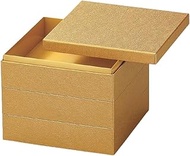 J-kitchens Excursion Bento Box, Made in Japan, 3-Tier, 6.5 Inches, Japanese Paper, Kinyunryu, 7.9 x 