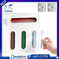 Food Storage Bag Organizer Wall Mount & Drawer Baggie Organizer for Kitchen Storage, Holds Gallon, Q