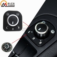 5ND959565A 5K0 959 565 OEM Chrome Mirror Adjust Knob Switch for V-W Passat B6 J-etta Golf G-TI MK5 M