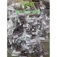 1-2 Days (Very Fast Delivery Mom) Swivel Hair Clip Pack Of 10 Pieces Fishing 10ps/Pc No. 5/0 4/0 3/0