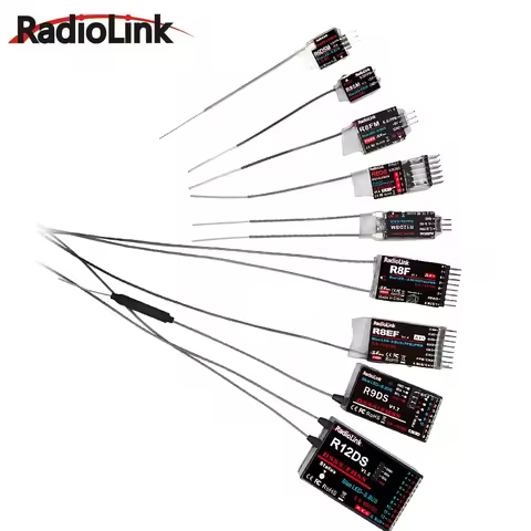 Radiolink R12DSM R12DS R9DS R6DSM R6DS Rc Receiver 2.4GHZ 6/9/10/11/12CH Work with Transmitter AT9/A
