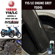[Yamaha Y15/LC Engine Grey Y5045] Cat 2K AIKKA Cover Engine Paint Tahan Panas DIY Cat Tin Spray SUPRAMAX
