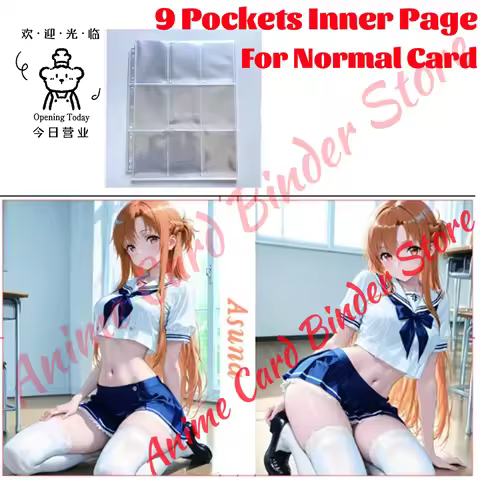 Newest Asuna Campus Style Card Binder Various Large Capacity DIY Album Cover Customization For Card 