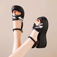 SANDAL BM 7CM HIGH QUALITY SMOOTH IRR22 TT Sandal Perempuan