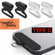 TERLARIS TUTUP PENUTUP CHARGER ANTI DEBU DUST PLUG TIPE C TYPE C GANTUNGAN TALI PENGAIT LEHER TANGAN