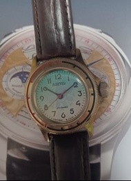 蘇聯CCCP Boctok/Vostok 火箭KGB 軍錶 上鍊 18K金殻