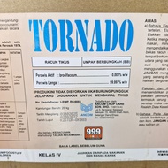 Tornado Racun Tikus Brodifacoum Umpan Berbungkah Ancom Repacking 50g/100g/250g/500g/1kg