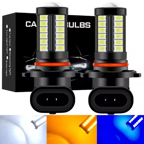 2X H11 LED Fog Light Bulbs H8 H9 H16 JP EU 9005 HB3 9006 HB4 PSX24W PSX26W LED 1500LM 6000K White Or