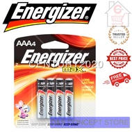 ENERGIZER Max AAA/AA Battery LR6 Alkaline 1.5V AAA/AA Batteries 4pcs per card
