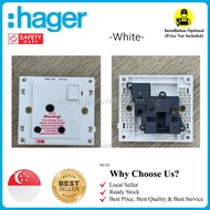 [✅SG Ready Stock &amp;Authorized Seller] High Quality Single Socket 15A White Hager