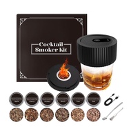 MIS Automatic Whiskey Smoker Device 6  Varieties Rechargeable Cocktail Infuser