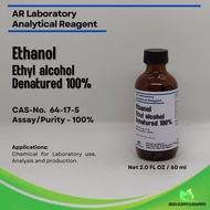 Ethanol/Ethyl Alcohol Denatured 100% AR Laboratory Analytical Reagent