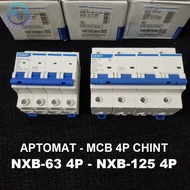 CHINT - Aptomat NXB-63 4P 32A 63A, NXB-125 4P 100A, 4P household 3-phase total ace (with cooling) MC