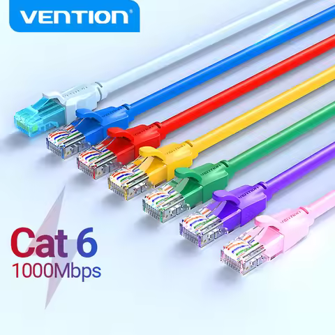 Vention Ethernet Cable Cat6 Lan Cable UTP RJ45 Network Patch Cable 10m 15m For PS PC Internet Modem 