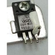 Transistor mosfet 4 N 60 4N60 Original pull and heatsink