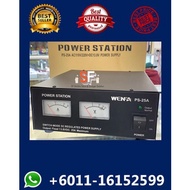 Power Supply with switching to backup battery PS-25A