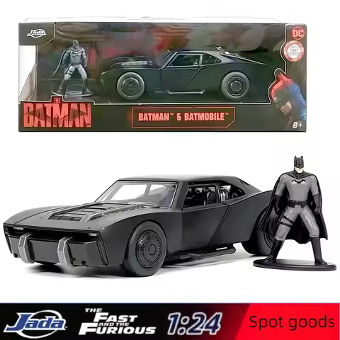 JADA Batman 1/24 Batmobile Machine Gun Edition Alloy Model Collection Display Item Children's Gift
