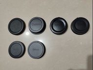 原廠Canon EOS單反專用、Canon M系無反專用及原廠Nikon F mount單反專用機身蓋及鏡尾蓋（全新未用）