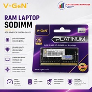 VGEN RAM Laptop 4GB DDR4 3200MHz SODIMM 1Rx8 PC4-3200AA-SA1-11