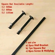 Besi Petak / Cloth Hanger / Wall Cloth Hanger / Penyangkut Besi Baju / Penyangkut Besi Dinding / Amp