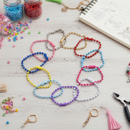 100 or 50 Ball Chain with Canoe 10cm 2.5mm DIY Keychain Tag Clasp Premium Connector