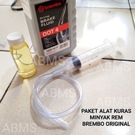 Original BREMBO BRAKE OIL BRAKE MASTER Drain TOOL DOT 4 ORIGINAL BREMBO BRAKE CALIPER MASTER BREMBO 